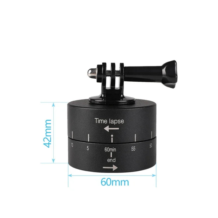 Bộ Chuyển Đầu Chân Máy Ổn Định Quay Tua Tự Động 360 Độ Thời Gian 60 Phút cho GoPro, 60 Phút