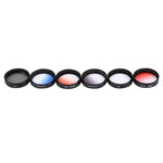 JUNESTAR bộ lọc ống kính chuyên nghiệp 6 trong 1 34mm (CPL + UV + Đỏ dần + Cam dần + Xanh dần + Xám dần) cho DJI Phantom 3 & 4