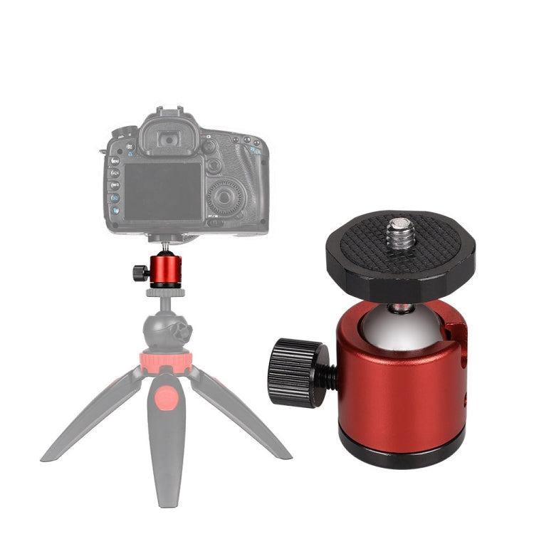 Đầu Bi Kim Loại Quay 360 Độ Toàn Cảnh Mini cho Máy Ảnh DSLR & Kỹ Thuật Số, Đỏ, Đen, Xanh Dương