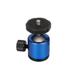 Đầu Bi Kim Loại Quay 360 Độ Toàn Cảnh Mini cho Máy Ảnh DSLR & Kỹ Thuật Số, Đỏ, Đen, Xanh Dương