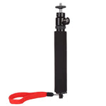Gậy tự sướng đa năng 360 độ với dây đỏ cho Gopro, Điện thoại, Máy ảnh nhỏ có lỗ ren 1/4, Chiều dài: 210mm-525mm, Chiều dài: 21-52cm