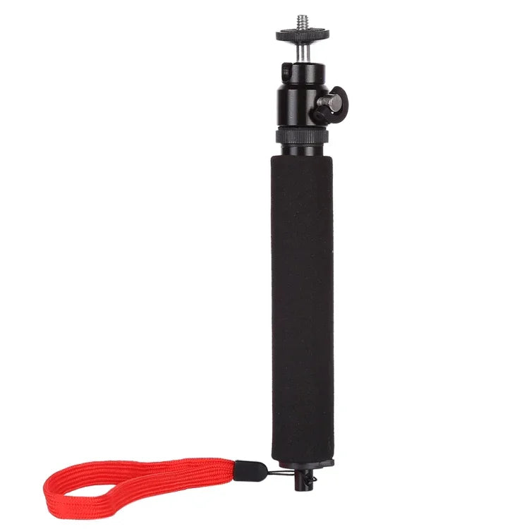Gậy tự sướng đa năng 360 độ với dây đỏ cho Gopro, Điện thoại, Máy ảnh nhỏ có lỗ ren 1/4, Chiều dài: 210mm-525mm, Chiều dài: 21-52cm