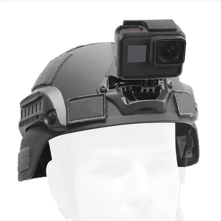 Giá đỡ selfie mũ bảo hiểm hợp kim nhôm GP193 cho GoPro, Insta360, DJI và các máy quay hành động khác, GP193