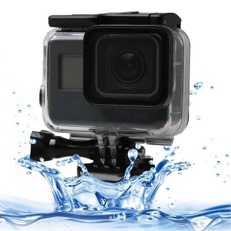 Vỏ chống nước dưới nước 60m cho GoPro HERO6 /5 Black với cửa sau cảm ứng & Bộ lọc / Khóa gắn cơ bản & Ốc vít, Không cần tháo ống kính, Chống nước 60m
