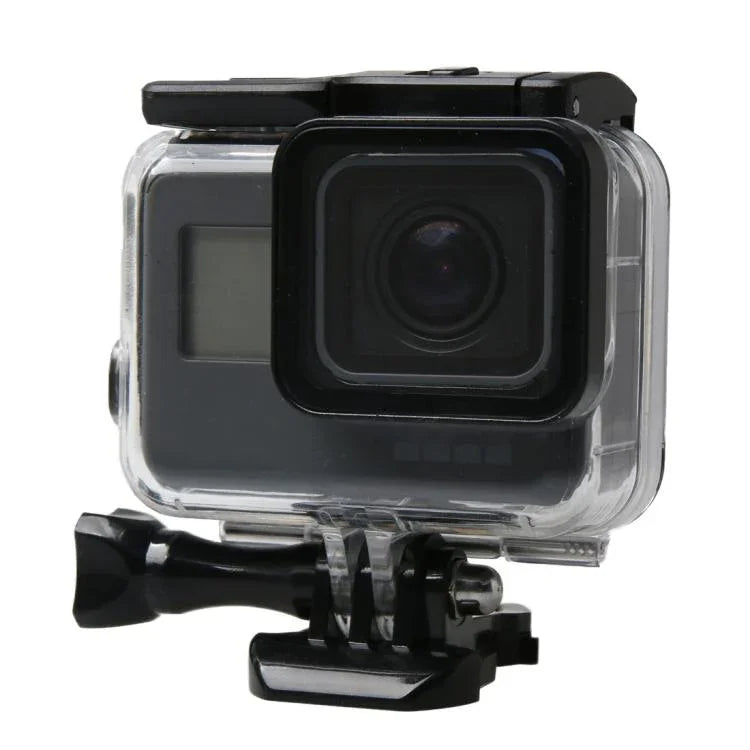 Vỏ chống nước dưới nước 60m cho GoPro HERO6 /5 Black với cửa sau cảm ứng & Bộ lọc / Khóa gắn cơ bản & Ốc vít, Không cần tháo ống kính, Chống nước 60m