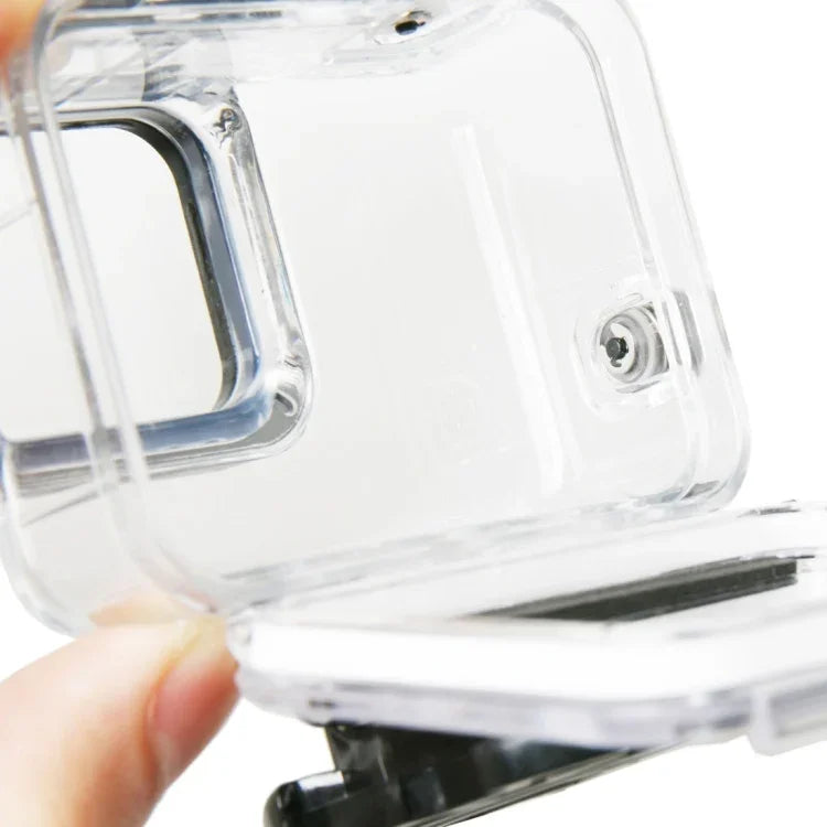 Vỏ chống nước dưới nước 60m cho GoPro HERO6 /5 Black với cửa sau cảm ứng & Bộ lọc / Khóa gắn cơ bản & Ốc vít, Không cần tháo ống kính, Chống nước 60m