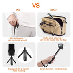 Chân đế mini đa năng GP446 cố định cho GoPro, Insta360, DJI và các máy quay hành động khác, GP446 (Đen), GP446 (Xám), GP446 (Xanh dương), GP446 (Đỏ)