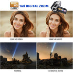 Máy Ghi Hình Kỹ Thuật Số 16.0 MP Zoom Kỹ Thuật Số 16X HD 1280x720P với Màn Hình LCD 2.0 inch