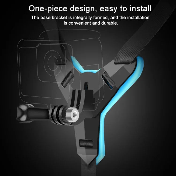 Giá Đỡ Dây Nón Bảo Hiểm + Vỏ Bảo Vệ Chống Nước cho GoPro HERO7 Black /6 /5, Giá Đỡ Dây Nón + Vỏ Chống Nước
