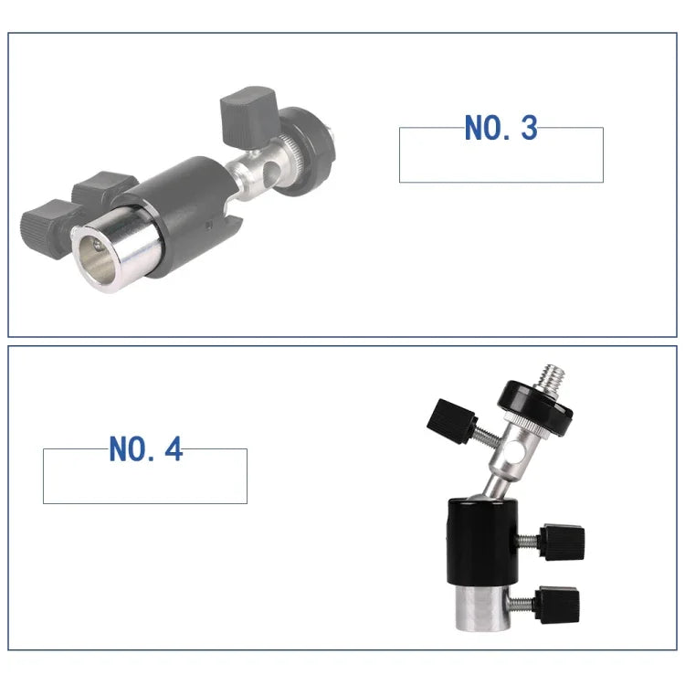 Giá đỡ đèn flash đa năng loại D, Tải trọng tối đa: 2kg, Loại D