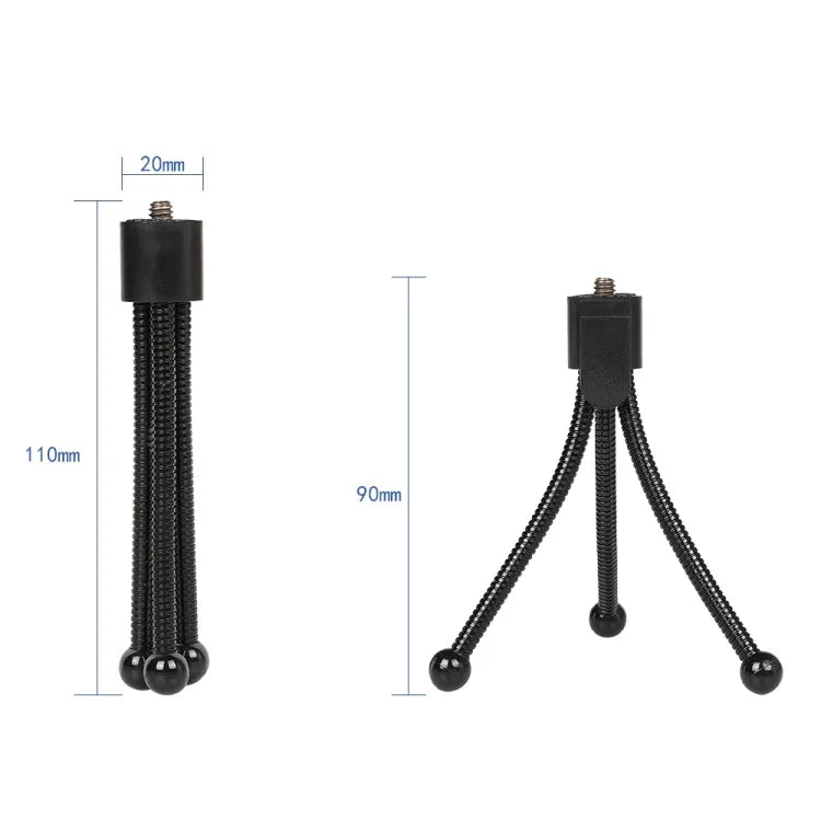 Chân đế kim loại mini để bàn với giao diện vít UNC1/4, tải trọng tối đa: 0.6kg, Chân đế kim loại mini để bàn
