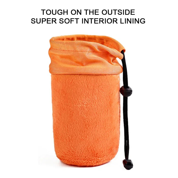 Túi Đựng Ống Kính Máy Ảnh SLR Micro Đơn Túi Ống Kính Bên Trong Túi Bảo Vệ Chống Thấm Nước Có Lớp Nhung Dày, Đường Kính: 10cm, Chiều Cao: 25cm, Đường Kính: 10cm, Chiều Cao: 25cm