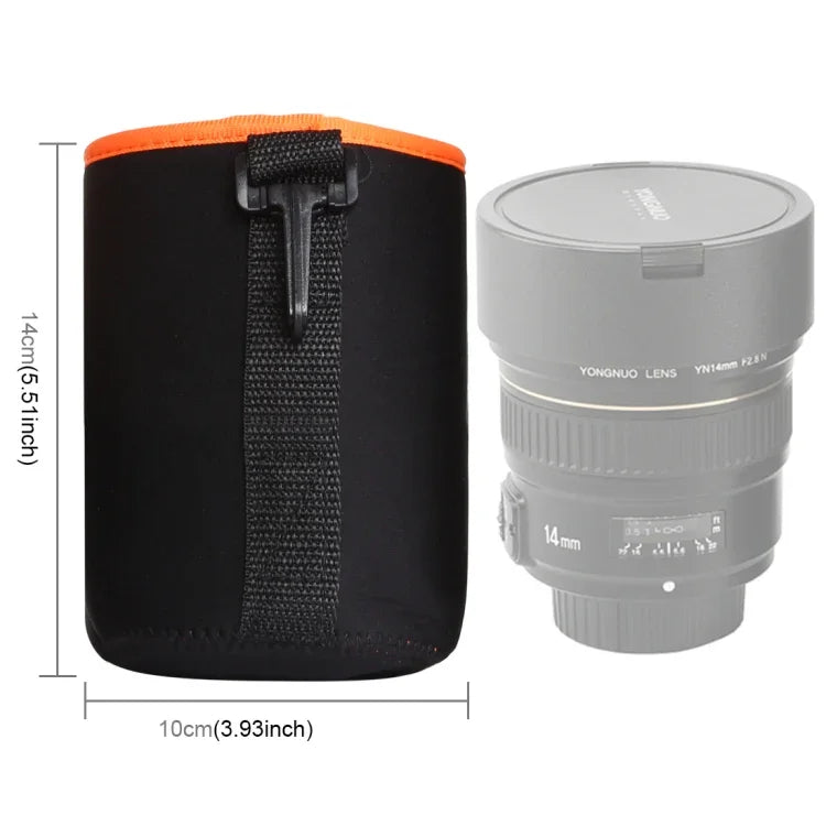 Túi Đựng Ống Kính Máy Ảnh SLR Micro Đơn Túi Ống Kính Bên Trong Túi Bảo Vệ Chống Thấm Nước Có Lớp Nhung Dày, Đường Kính: 10cm, Chiều Cao: 14cm, Đường Kính: 10cm, Chiều Cao: 14cm