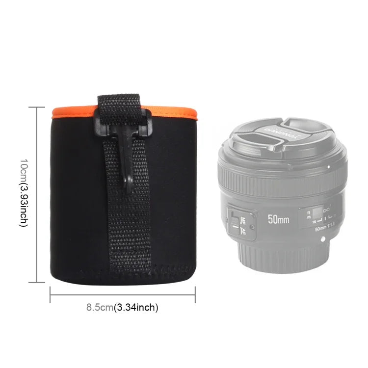 Túi Đựng Ống Kính Máy Ảnh SLR Micro Đơn Túi Ống Kính Bên Trong Túi Bảo Vệ Chống Thấm Nước Có Lớp Nhung Dày, Đường Kính: 8.5cm, Chiều Cao: 10cm, Đường Kính: 8.5cm, Chiều Cao: 10cm