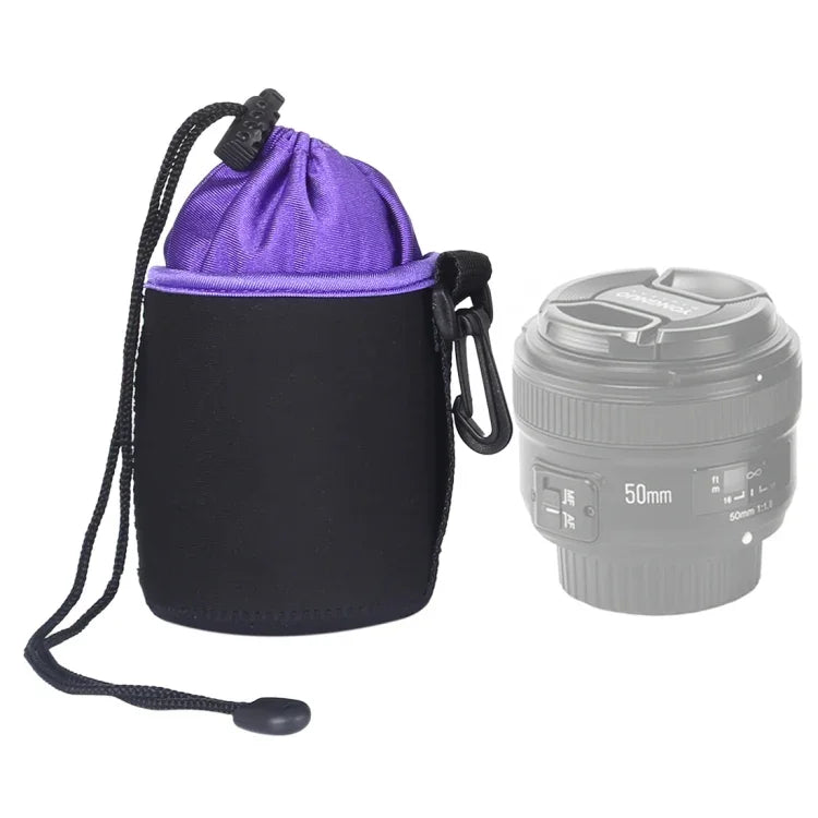 Túi Đựng Ống Kính Máy Ảnh SLR Micro Đơn Túi Ống Kính Bên Trong Túi Bảo Vệ Chống Thấm Nước Có Lớp Nhung Dày, Đường Kính: 8.5cm, Chiều Cao: 10cm, Đường Kính: 8.5cm, Chiều Cao: 10cm