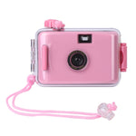 Máy Ảnh Phim Retro Chống Nước SUC4 5m Mini Chụp Nhanh Cho Trẻ Em, Màu Đen, Đen Trắng, Xanh Đậm, Cam, Hồng, Tím, Xanh Lơ, Đỏ, Xanh Bé, Trắng, Vàng