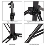 Chân Đèn Kim Loại Chuyên Nghiệp Cao 3m Có Lò Xo Giảm Chấn Cho Đèn Flash Studio