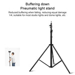 Chân Đèn Kim Loại Chuyên Nghiệp Cao 3m Có Lò Xo Giảm Chấn Cho Đèn Flash Studio