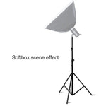 Chân Đèn Kim Loại Chuyên Nghiệp Cao 3m Có Lò Xo Giảm Chấn Cho Đèn Flash Studio
