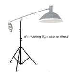 Chân Đèn Kim Loại Chuyên Nghiệp Cao 3m Có Lò Xo Giảm Chấn Cho Đèn Flash Studio
