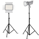 Chân Đèn Kim Loại Chuyên Nghiệp Cao 3m Có Lò Xo Giảm Chấn Cho Đèn Flash Studio