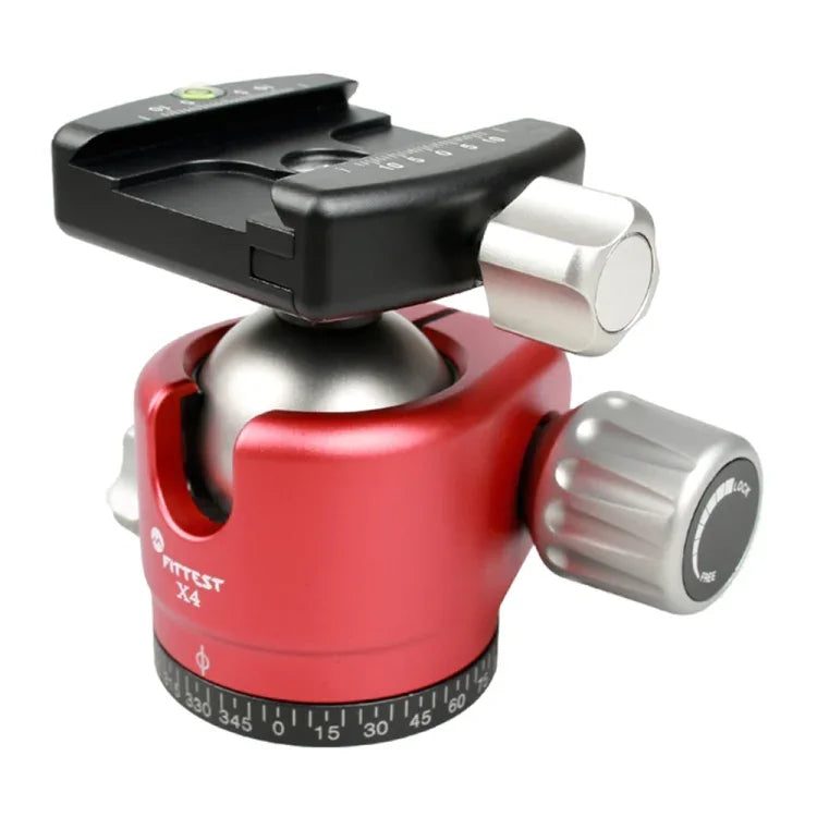 Đầu Bi Toàn Cảnh FITTEST X4 Trọng Tâm Thấp Lực Khóa Cao Kèm Đế Nhả Nhanh Cho Máy Ảnh DSLR & Kỹ Thuật Số, Tải Tối Đa 10kg, YT040 X4