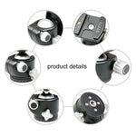 Đầu Bi Toàn Cảnh FITTEST X4 Trọng Tâm Thấp Lực Khóa Cao Kèm Đế Nhả Nhanh Cho Máy Ảnh DSLR & Kỹ Thuật Số, Tải Tối Đa 10kg, YT040 X4