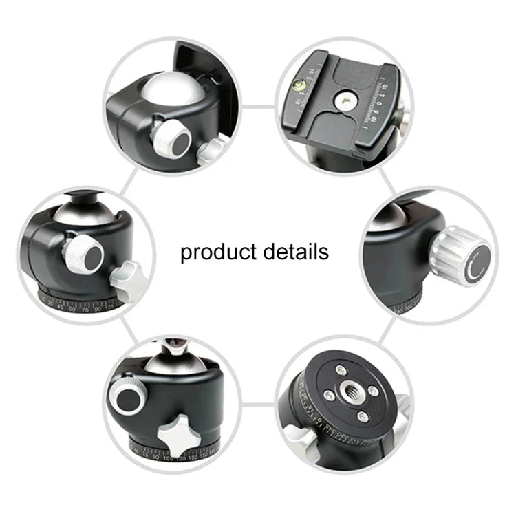 Đầu Bi Toàn Cảnh FITTEST X4 Trọng Tâm Thấp Lực Khóa Cao Kèm Đế Nhả Nhanh Cho Máy Ảnh DSLR & Kỹ Thuật Số, Tải Tối Đa 10kg, YT040 X4