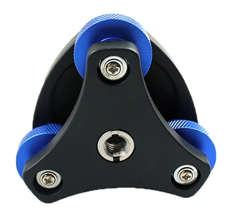 Đế Cân Bọt Chính Xác DLEV-3838 Đầu Chân Máy với Vít 3/8 inch & 3 Núm Điều Chỉnh cho Chân Máy, DLEV-3838