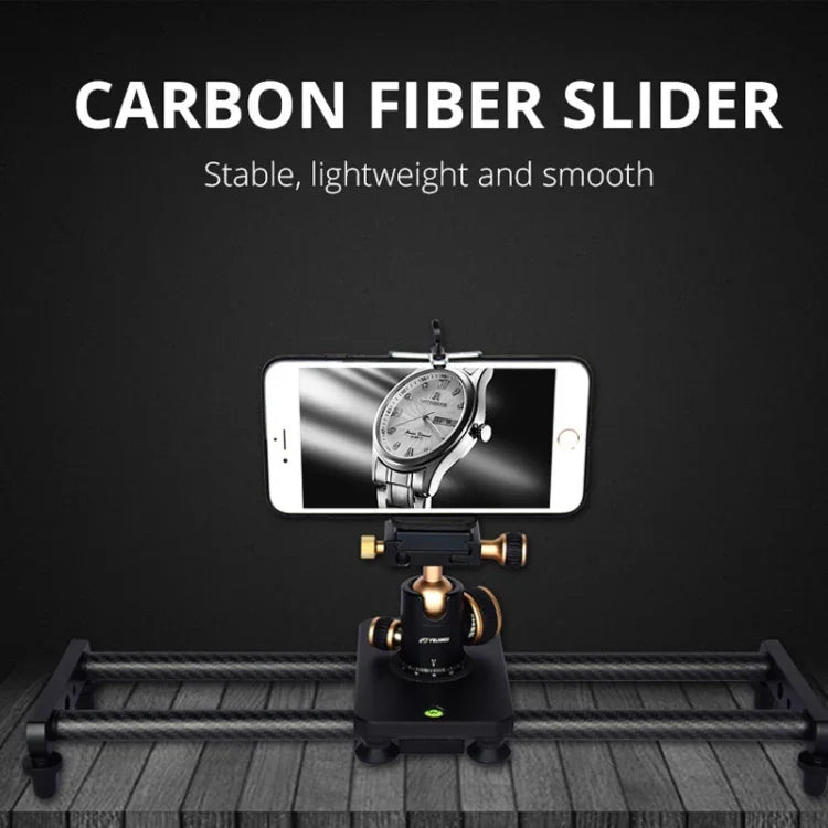 Thanh Trượt Sợi Carbon 40cm YELANGU L40T Cho Máy Ảnh SLR / Máy Quay Phim, L40T 40cm