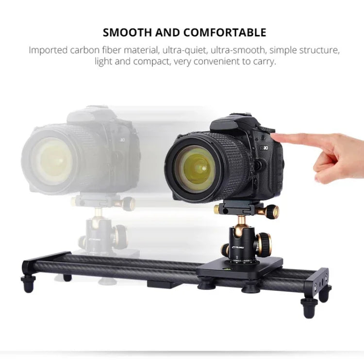 Thanh Trượt Sợi Carbon 40cm YELANGU L40T Cho Máy Ảnh SLR / Máy Quay Phim, L40T 40cm