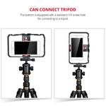 YLG0901B khung nhựa cho điện thoại thông minh quay vlog phát trực tiếp, tay cầm ổn định quay phim cho iPhone, Galaxy, Huawei, Xiaomi, HTC, LG, Google và các điện thoại khác, YLG0901B
