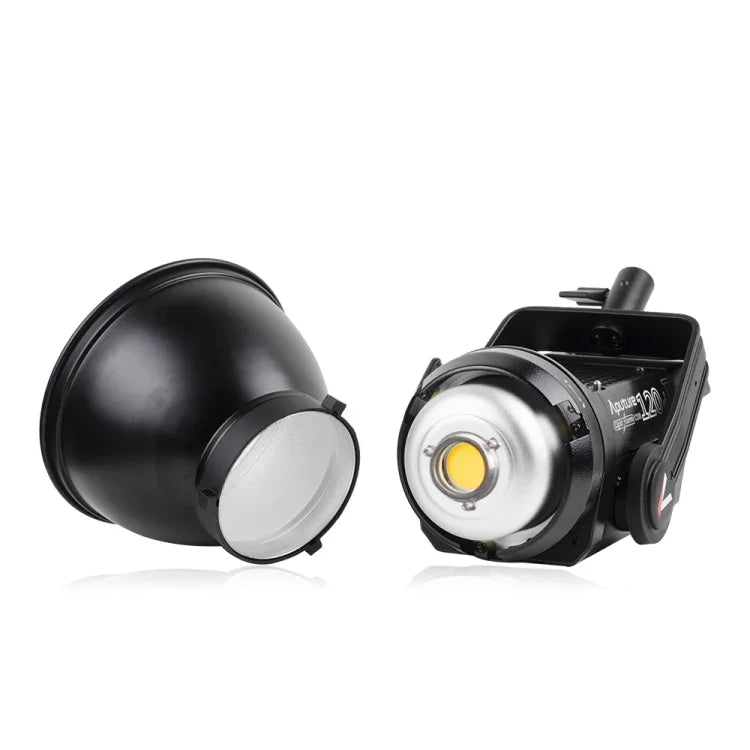 Aputure LS C120D II High Color Restoration CRI 96 Light Storm Natural White Light 5500K COB LED Studio Video Light with 2.4GHz Wireless Remote & Control Box