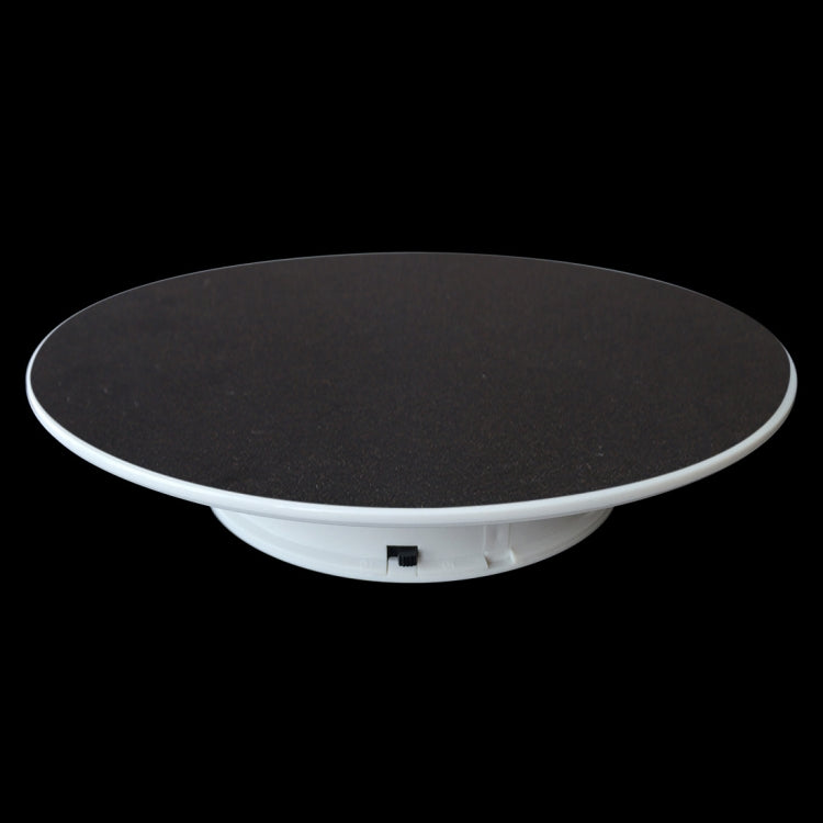 Đế xoay điện 360 độ 25cm cho chụp ảnh, đạo cụ quay video, Tải trọng 3kg, Dùng pin, 25cm/Dùng pin (B), 25cm/Dùng pin (BW), 25cm/Dùng pin (W)