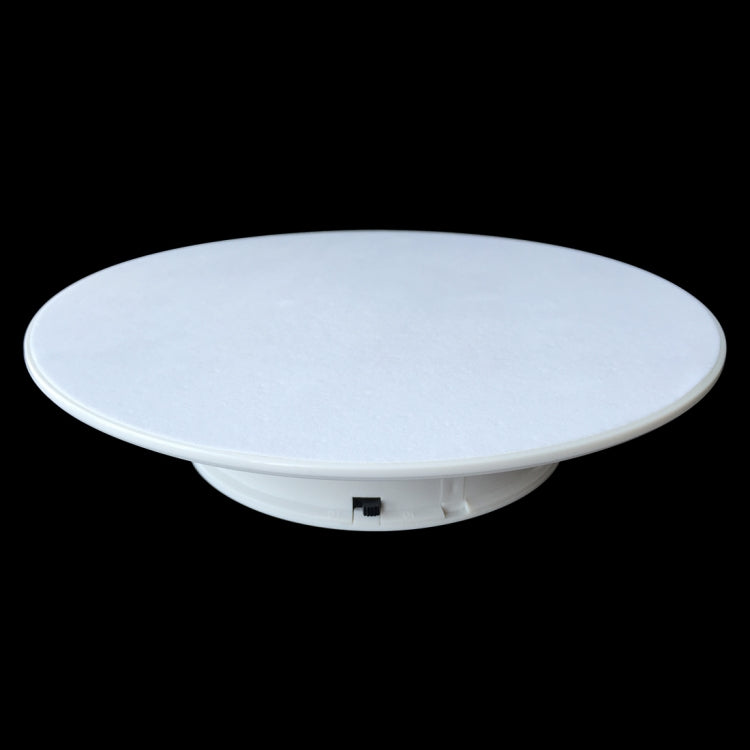 Đế xoay điện 360 độ 25cm cho chụp ảnh, đạo cụ quay video, Tải trọng 3kg, Dùng pin, 25cm/Dùng pin (B), 25cm/Dùng pin (BW), 25cm/Dùng pin (W)