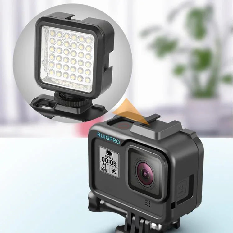 Vỏ bảo vệ khung PC ABS tiêu chuẩn RUIGPRO cho GoPro HERO8 Black