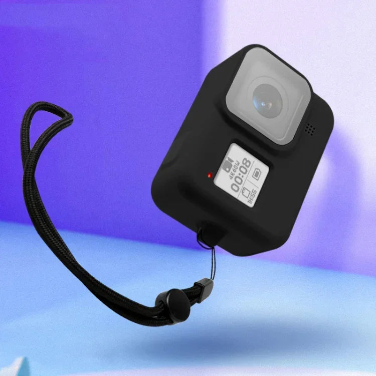 Vỏ bảo vệ silicone có dây đeo cổ tay cho GoPro HERO8 Black, Dành cho GoPro HERO8 Black