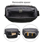Túi đựng máy ảnh di động CADeN K12, túi đeo vai messenger có giá đỡ chân máy cho Nikon, Canon, Sony, máy ảnh DSLR / SLR