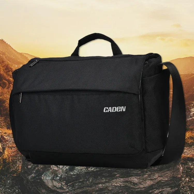 Túi đựng máy ảnh di động CADeN K12, túi đeo vai messenger có giá đỡ chân máy cho Nikon, Canon, Sony, máy ảnh DSLR / SLR