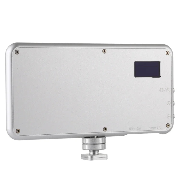 Đèn studio chuyên nghiệp LED011S Pocket 180 đèn LED cho vlog, chụp ảnh & video với màn hình OLED & adapter cold shoe cho máy ảnh Canon / Nikon DSLR, 180 LED