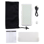 Đèn studio chuyên nghiệp LED011S Pocket 180 đèn LED cho vlog, chụp ảnh & video với màn hình OLED & adapter cold shoe cho máy ảnh Canon / Nikon DSLR, 180 LED