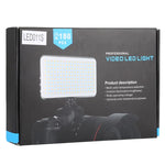 Đèn studio chuyên nghiệp LED011S Pocket 180 đèn LED cho vlog, chụp ảnh & video với màn hình OLED & adapter cold shoe cho máy ảnh Canon / Nikon DSLR, 180 LED