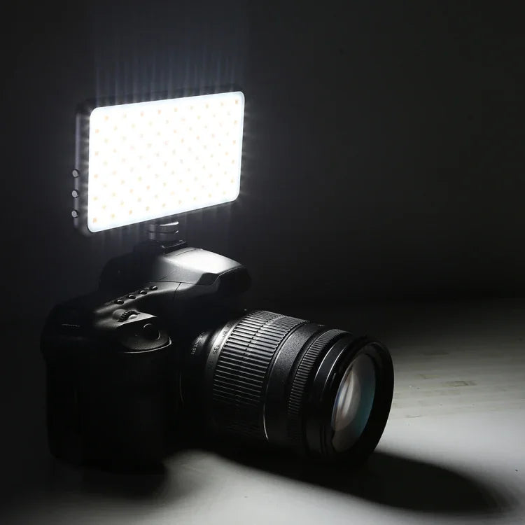 Đèn studio chuyên nghiệp LED011S Pocket 180 đèn LED cho vlog, chụp ảnh & video với màn hình OLED & adapter cold shoe cho máy ảnh Canon / Nikon DSLR, 180 LED