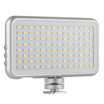 Đèn LED-013 112 đèn LED chuyên nghiệp cho vlog, chụp ảnh, video & studio với màn hình OLED và giá đỡ giày lạnh cho máy ảnh Canon / Nikon DSLR, 112 LED