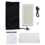 Đèn LED-013 112 đèn LED chuyên nghiệp cho vlog, chụp ảnh, video & studio với màn hình OLED và giá đỡ giày lạnh cho máy ảnh Canon / Nikon DSLR, 112 LED