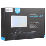 Đèn LED-013 112 đèn LED chuyên nghiệp cho vlog, chụp ảnh, video & studio với màn hình OLED và giá đỡ giày lạnh cho máy ảnh Canon / Nikon DSLR, 112 LED