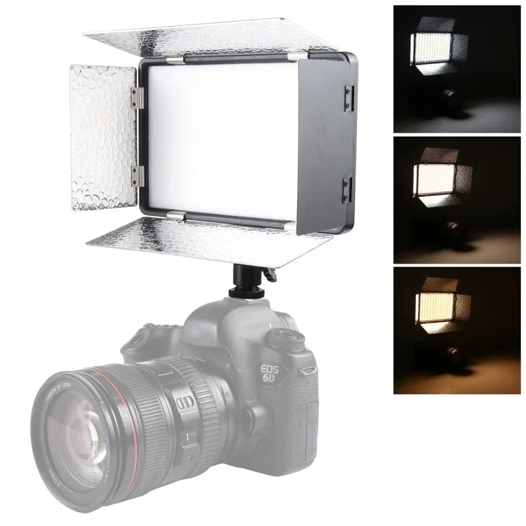 Đèn LED01 520 đèn LED 4100LM chuyên nghiệp cho vlog, chụp ảnh, video & studio cho máy ảnh Canon / Nikon DSLR, 520 LED