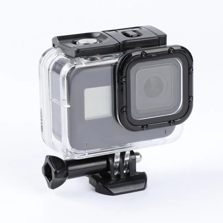 Vỏ bảo vệ chống nước 45m cho GoPro HERO8 Black với khóa, giá đỡ cơ bản & ốc vít, Dành cho GoPro HERO8 Black