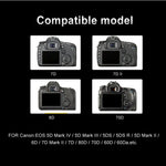 Sạc pin kỹ thuật số LCD cho pin máy ảnh LP-E6 dòng Canon, LP-E6
