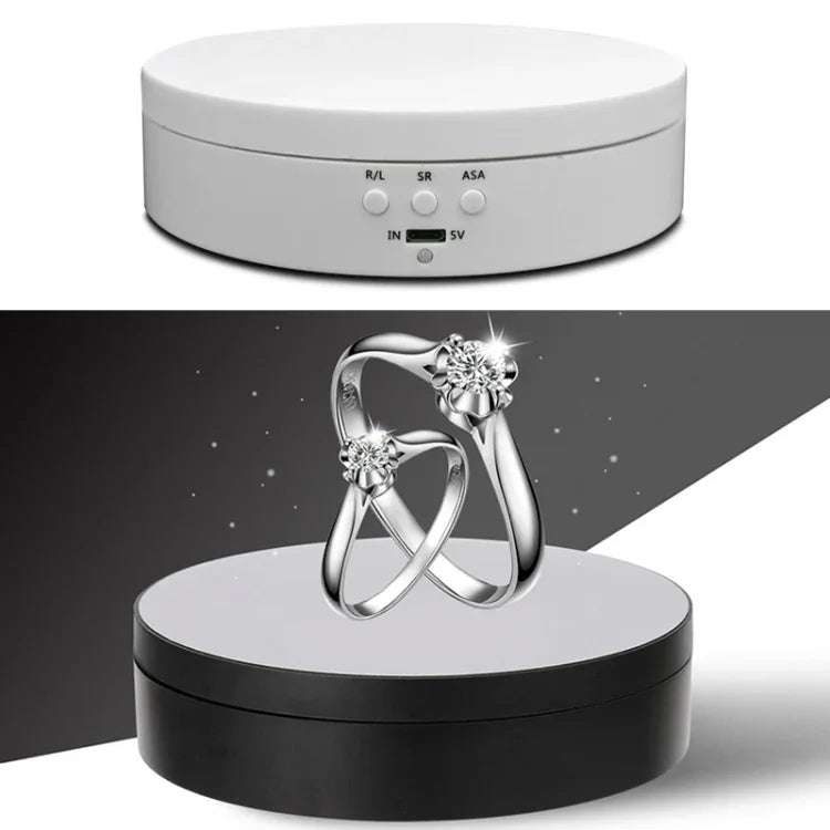 Giá Đỡ Quay 360 Độ Thông Minh Sạc USB 13.8cm, Đồ Dùng Quay Video, Tải Trọng 3kg